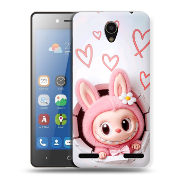 Силиконовый чехол на ZTE Blade L7 с принтом Labubu Лабубу Силиконовый чехол на ZTE Blade L7 с принтом Labubu Лабубу