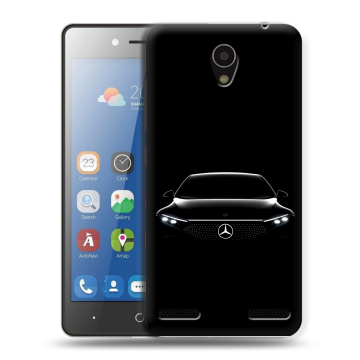 Силиконовый чехол на ZTE Blade L7 с принтом Mercedes Мерседес
