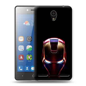 Силиконовый чехол на ZTE Blade L7 с принтом IronMan Железный человек