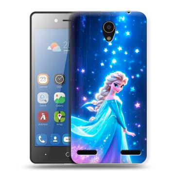 Силиконовый чехол на ZTE Blade L7 с принтом Холодное сердце Frozen