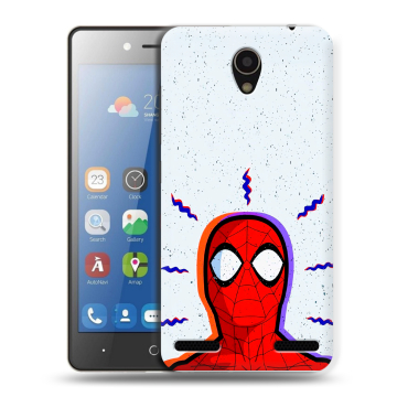 Силиконовый чехол на ZTE Blade L7 с принтом Spiderman Человек паук