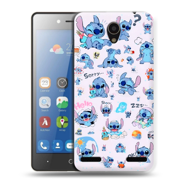 Силиконовый чехол на ZTE Blade L7 с принтом Лило и Стич Силиконовый чехол на ZTE Blade L7 с принтом Лило и Стич