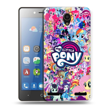 Силиконовый чехол на ZTE Blade L7 с принтом My little pony Дружба чудо