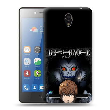 Силиконовый чехол на ZTE Blade L7 с принтом Death note Тетрадь смерти
