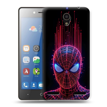 Силиконовый чехол на ZTE Blade L7 с принтом Spiderman Человек паук Силиконовый чехол на ZTE Blade L7 с принтом Spiderman Человек паук