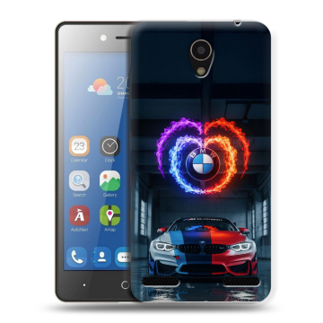 Силиконовый чехол на ZTE Blade L7 с принтом BMW БМВ Силиконовый чехол на ZTE Blade L7 с принтом BMW БМВ