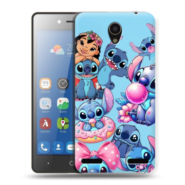 Силиконовый чехол на ZTE Blade L7 с принтом Лило и Стич Силиконовый чехол на ZTE Blade L7 с принтом Лило и Стич