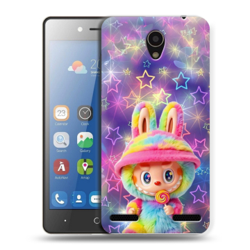 Силиконовый чехол на ZTE Blade L7 с принтом Labubu Лабубу