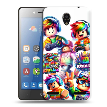 Силиконовый чехол на ZTE Blade L7 с принтом Roblox Роблокс Силиконовый чехол на ZTE Blade L7 с принтом Roblox Роблокс
