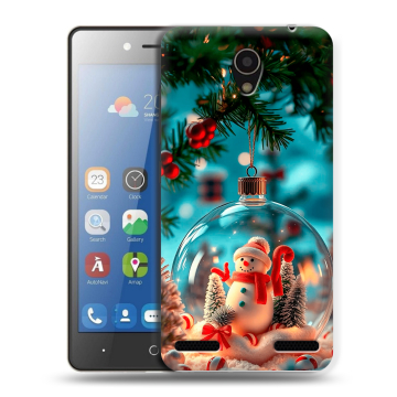 Силиконовый чехол на ZTE Blade L7 с принтом Новый год