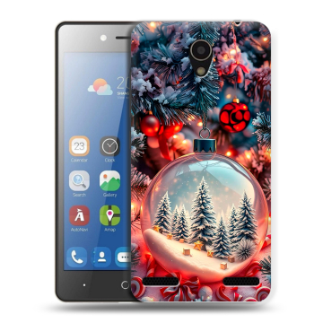 Силиконовый чехол на ZTE Blade L7 с принтом Новый год