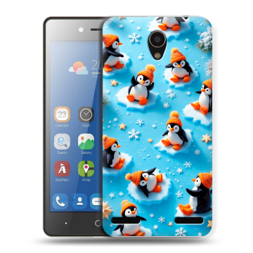 Силиконовый чехол на ZTE Blade L7 с принтом Новый год