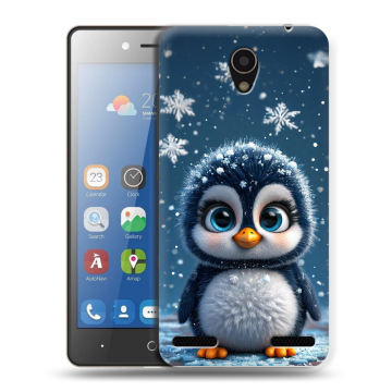Силиконовый чехол на ZTE Blade L7 с принтом Новый год