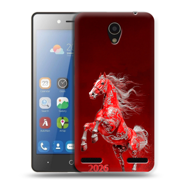Силиконовый чехол на ZTE Blade L7 с принтом Новый год