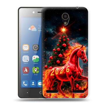 Силиконовый чехол на ZTE Blade L7 с принтом Новый год