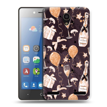 Силиконовый чехол на ZTE Blade L7 с принтом Новый год