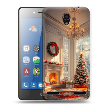 Силиконовый чехол на ZTE Blade L7 с принтом Новый год