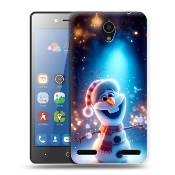 Силиконовый чехол на ZTE Blade L7 с принтом Новый год