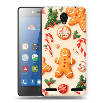 Силиконовый чехол на ZTE Blade L7 с принтом Новый год