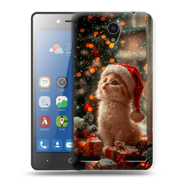 Силиконовый чехол на ZTE Blade L7 с принтом Новый год