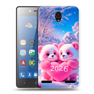 Силиконовый чехол на ZTE Blade L7 с принтом Новый год