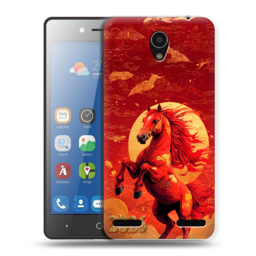 Силиконовый чехол на ZTE Blade L7 с принтом Новый год