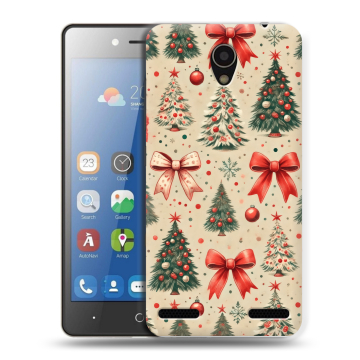 Силиконовый чехол на ZTE Blade L7 с принтом Новый год