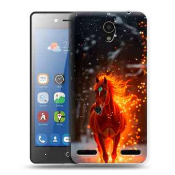 Силиконовый чехол на ZTE Blade L7 с принтом Новый год