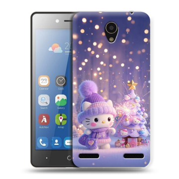 Силиконовый чехол на ZTE Blade L7 с принтом Новый год