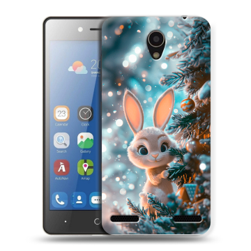 Силиконовый чехол на ZTE Blade L7 с принтом Новый год