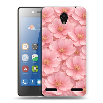 Силиконовый чехол на ZTE Blade L7 с принтом женский