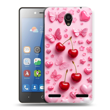 Силиконовый чехол на ZTE Blade L7 с принтом для девочек