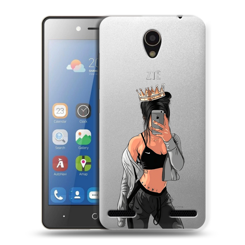 Силиконовый чехол на ZTE Blade L7 с принтом Женские принты Силиконовый чехол на ZTE Blade L7 с принтом Женские принты