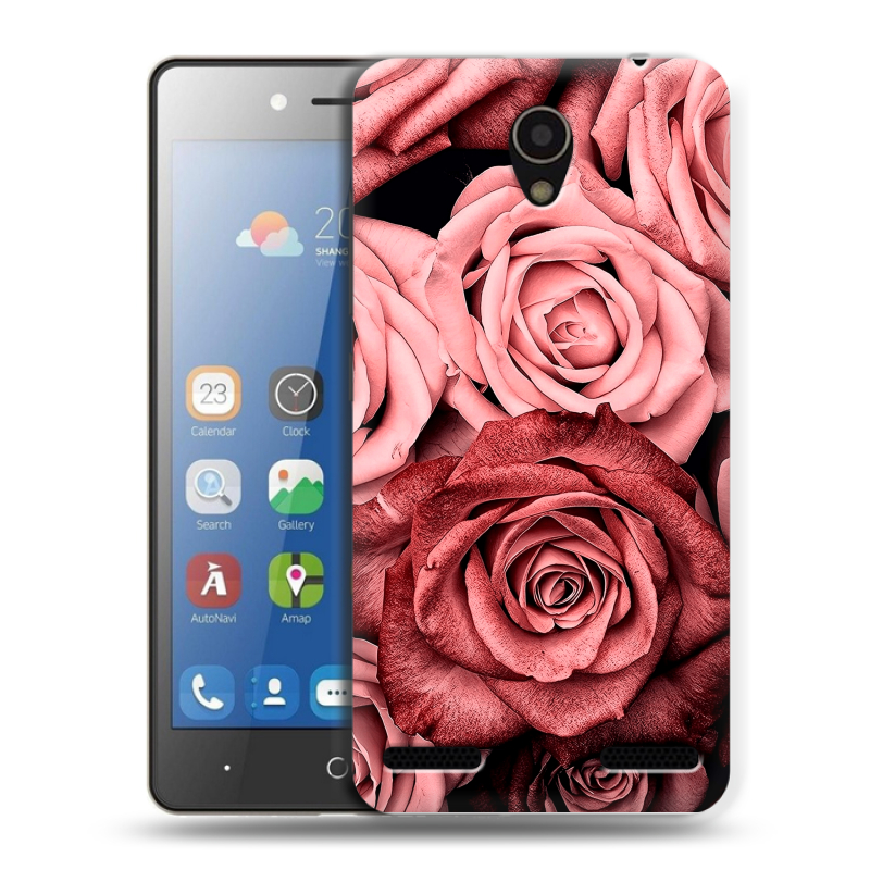 Силиконовый чехол на ZTE Blade L7 с принтом Цветы розы Силиконовый чехол на ZTE Blade L7 с принтом Цветы розы