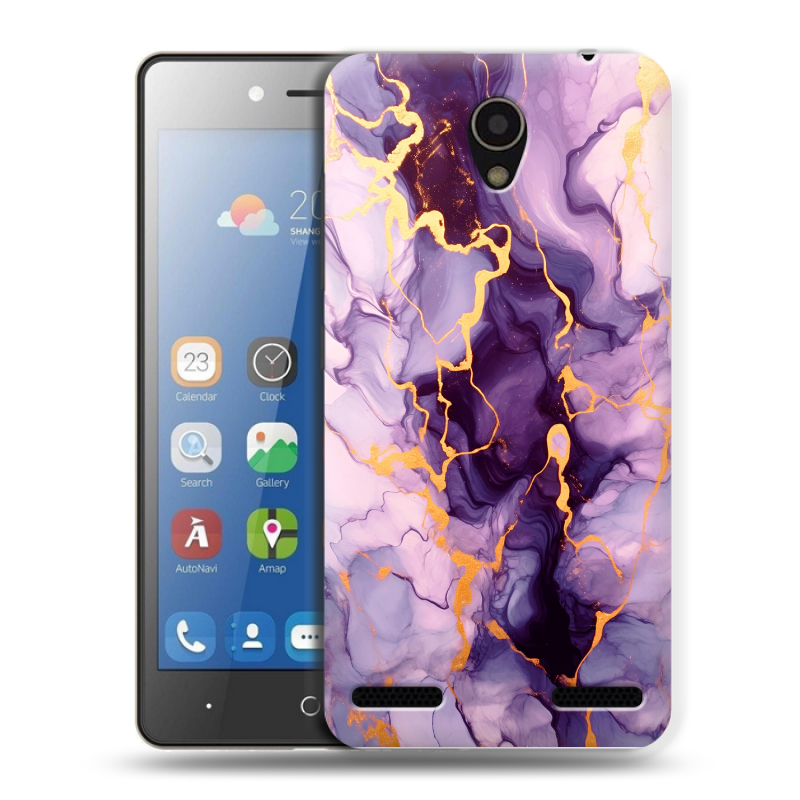 Силиконовый чехол на ZTE Blade L7 с принтом Мрамор Силиконовый чехол на ZTE Blade L7 с принтом Мрамор