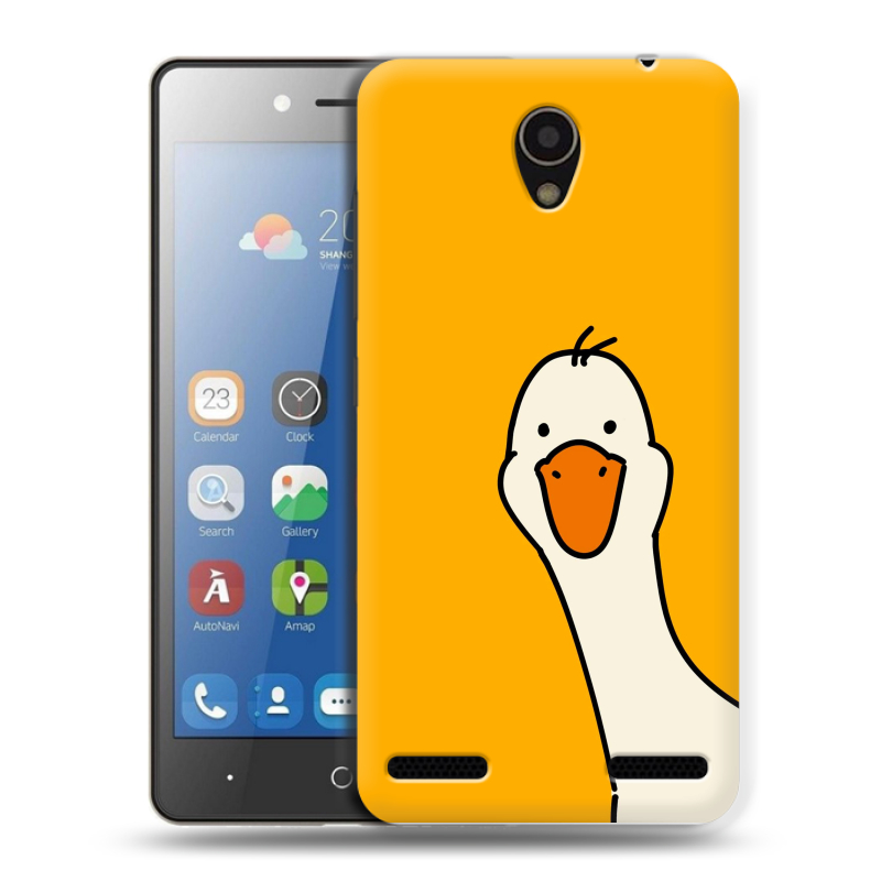 Силиконовый чехол на ZTE Blade L7 с принтом Утка Силиконовый чехол на ZTE Blade L7 с принтом Утка