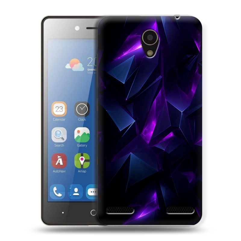 Силиконовый чехол на ZTE Blade L7 с принтом Абстракиция Силиконовый чехол на ZTE Blade L7 с принтом Абстракиция