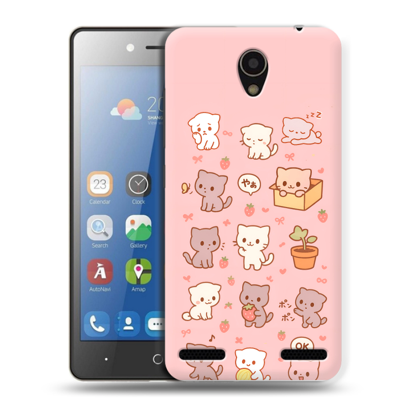 Силиконовый чехол на ZTE Blade L7 с принтом Hello Kitty Хелоу Кити Силиконовый чехол на ZTE Blade L7 с принтом Hello Kitty Хелоу Кити