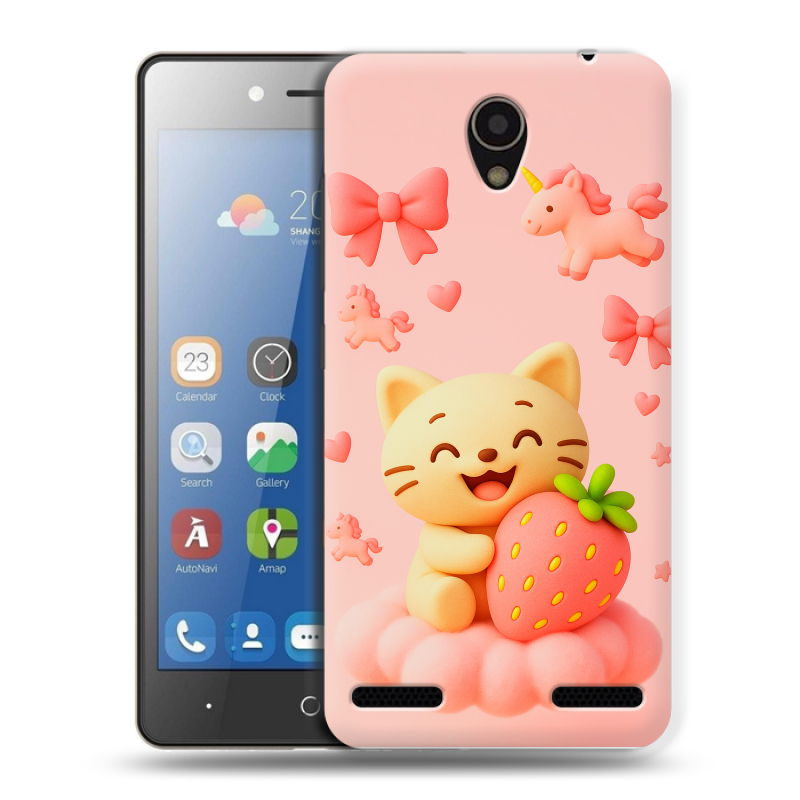 Силиконовый чехол на ZTE Blade L7 с принтом для девочек Силиконовый чехол на ZTE Blade L7 с принтом для девочек