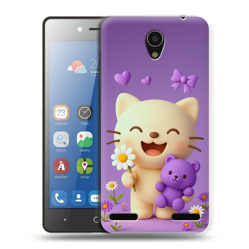 Силиконовый чехол на ZTE Blade L7 с принтом для девочек Силиконовый чехол на ZTE Blade L7 с принтом для девочек