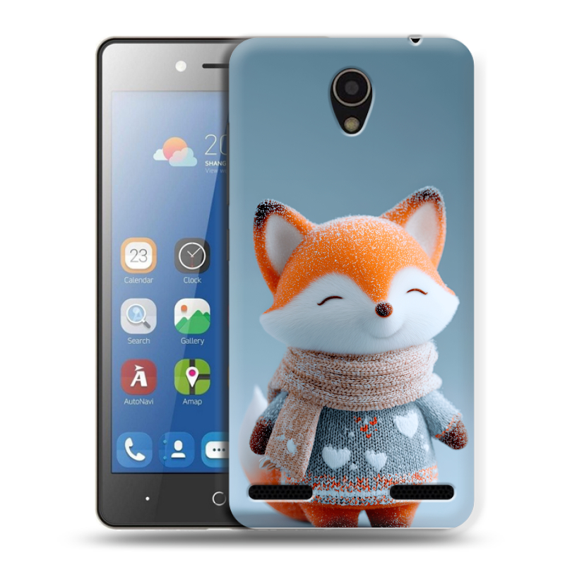 Силиконовый чехол на ZTE Blade L7 с принтом Лиса Силиконовый чехол на ZTE Blade L7 с принтом Лиса