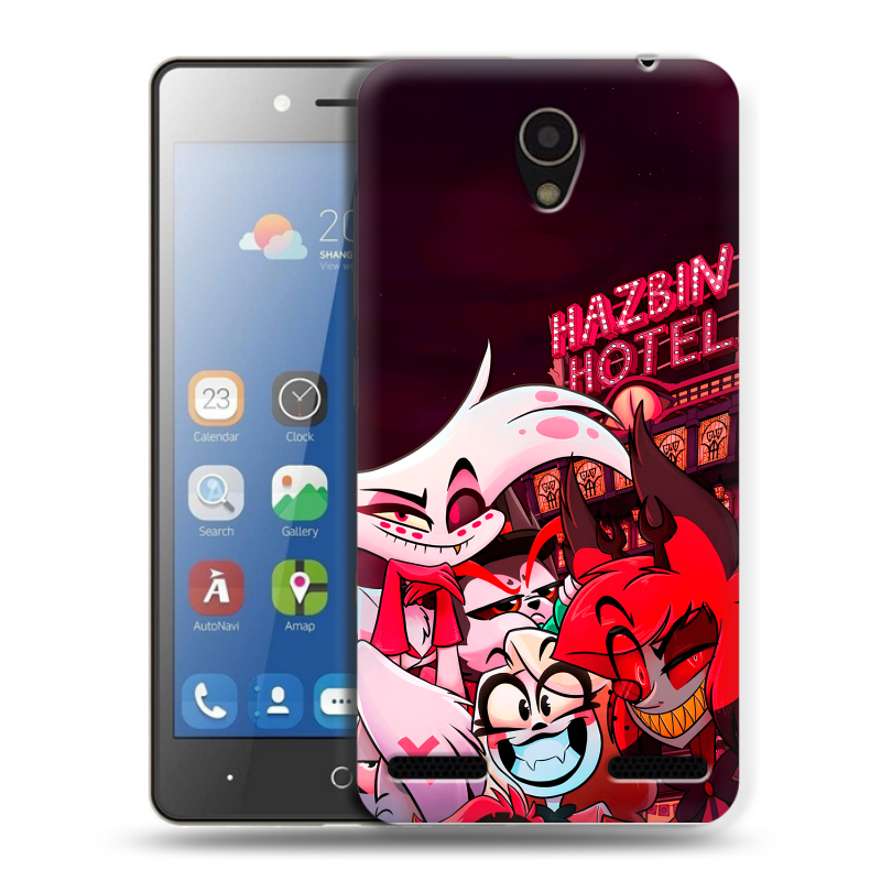 Силиконовый чехол на ZTE Blade L7 с принтом Hazbin Hotel Отель Хазбин Силиконовый чехол на ZTE Blade L7 с принтом Hazbin Hotel Отель Хазбин