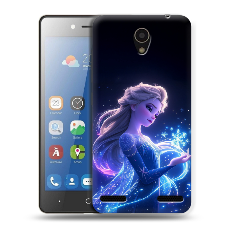 Силиконовый чехол на ZTE Blade L7 с принтом Холодное сердце Frozen Силиконовый чехол на ZTE Blade L7 с принтом Холодное сердце Frozen