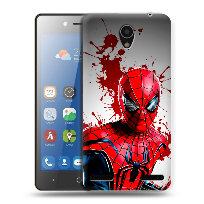 Силиконовый чехол на ZTE Blade L7 с принтом Spiderman Человек паук Силиконовый чехол на ZTE Blade L7 с принтом Spiderman Человек паук