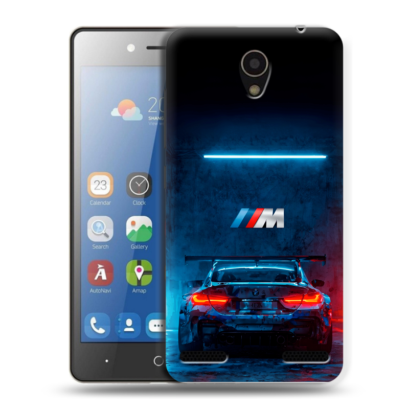 Силиконовый чехол на ZTE Blade L7 с принтом BMW БМВ Силиконовый чехол на ZTE Blade L7 с принтом BMW БМВ