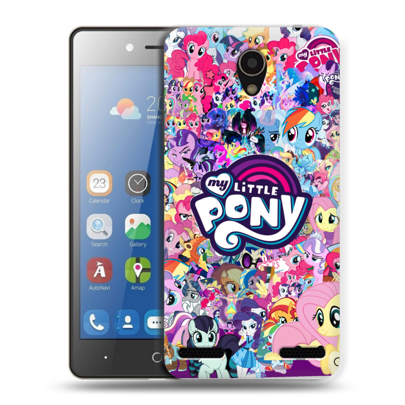 Силиконовый чехол на ZTE Blade L7 с принтом My little pony Дружба чудо Силиконовый чехол на ZTE Blade L7 с принтом My little pony Дружба чудо