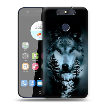 Силиконовый чехол на ZTE Blade V8C с принтом Лесной волк Силиконовый чехол на ZTE Blade V8C с принтом Лесной волк
