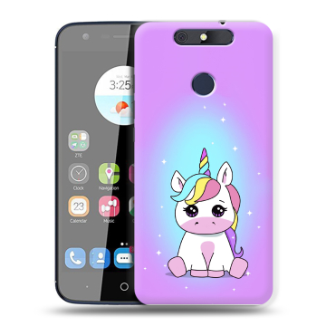 Силиконовый чехол на ZTE Blade V8C с принтом Единорог Силиконовый чехол на ZTE Blade V8C с принтом Единорог