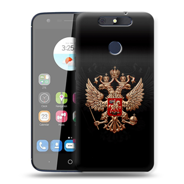Силиконовый чехол на ZTE Blade V8C с принтом Герб России Силиконовый чехол на ZTE Blade V8C с принтом Герб России