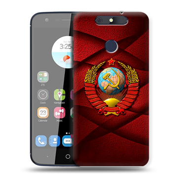 Силиконовый чехол на ZTE Blade V8C с принтом Герб СССР Силиконовый чехол на ZTE Blade V8C с принтом Герб СССР